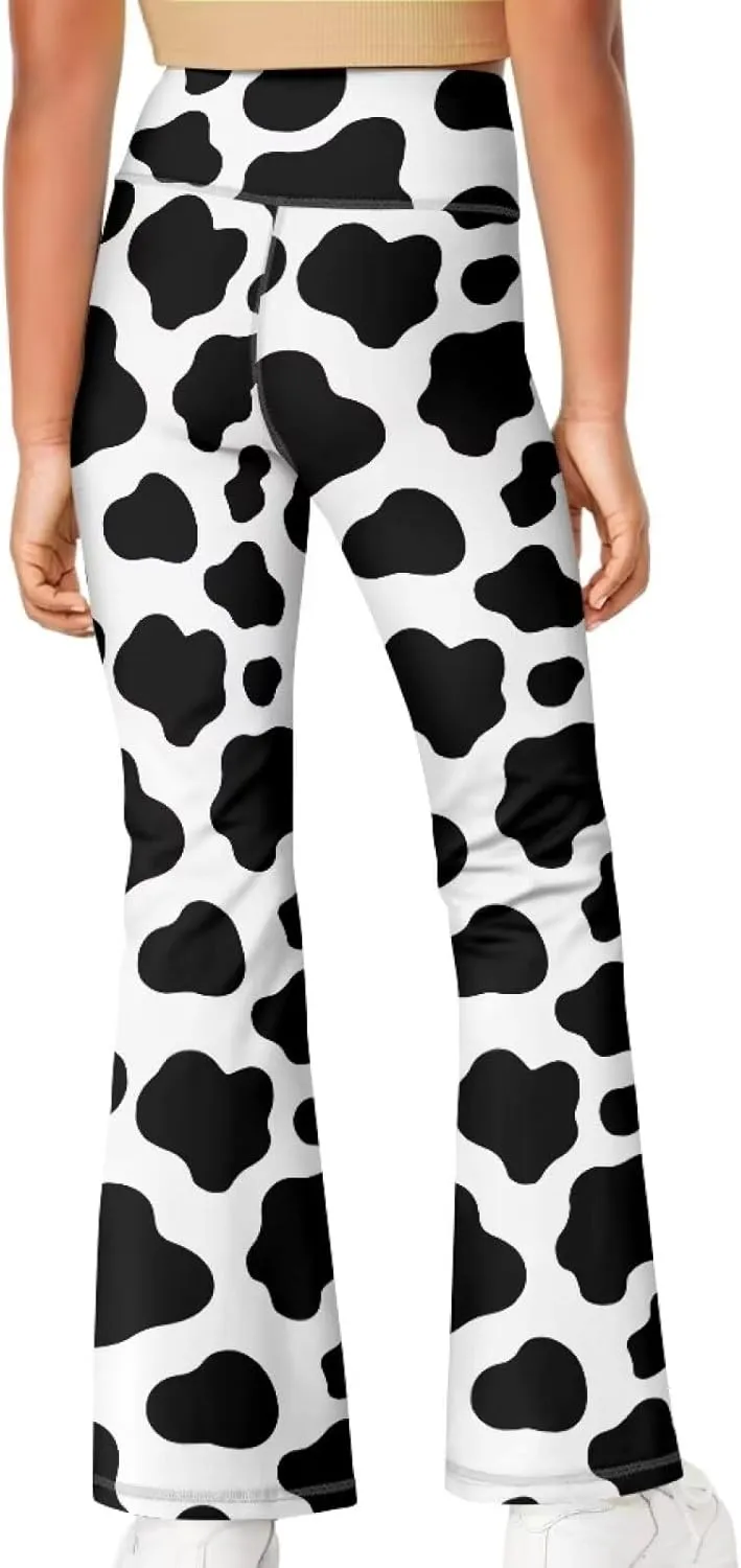 Ystardream Girls Workout Leggings Comfortable Flared Leggings for Girls Teens Kids