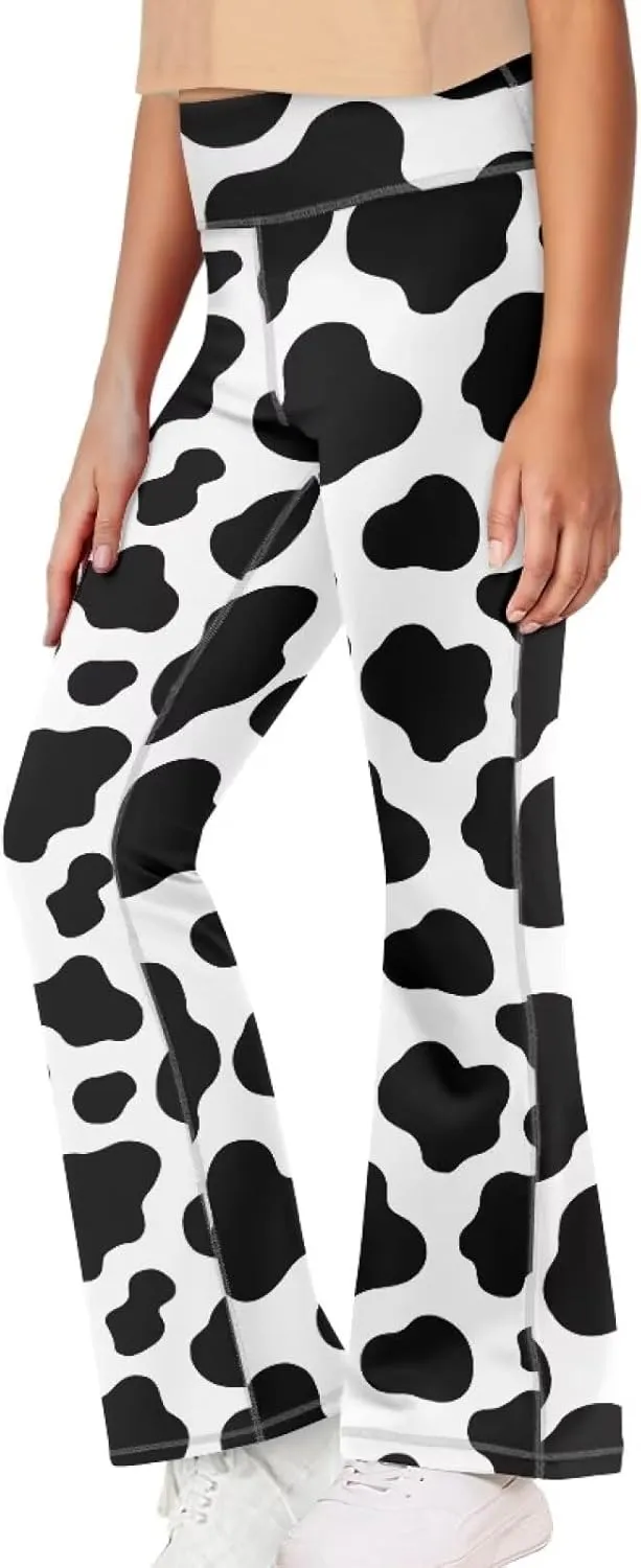 Ystardream Girls Workout Leggings Comfortable Flared Leggings for Girls Teens Kids
