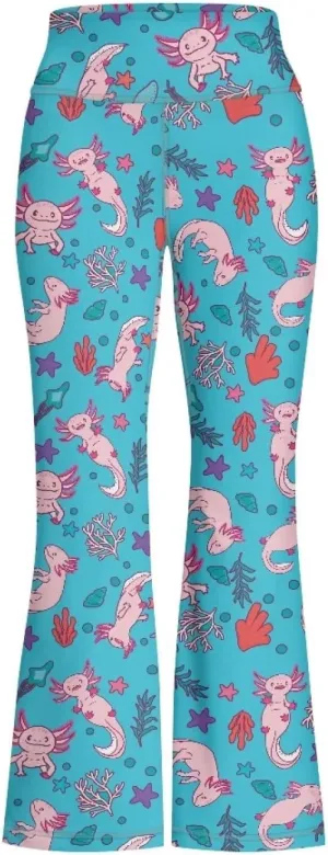 Ystardream Girls Workout Leggings Comfortable Flared Leggings for Girls Teens Kids