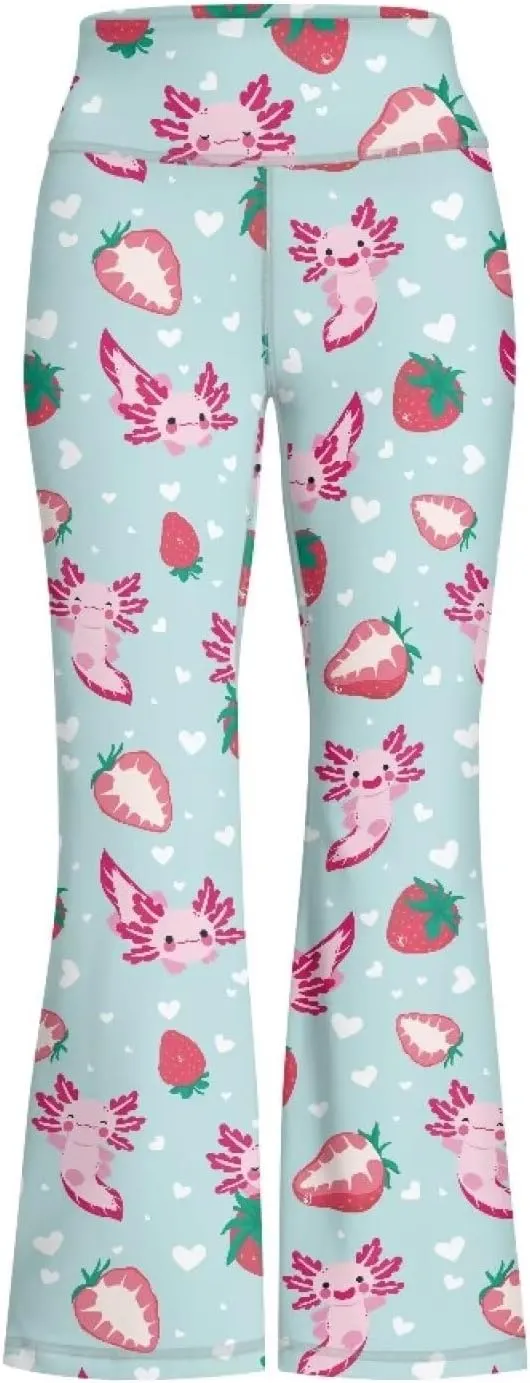 Ystardream Girls Workout Leggings Comfortable Flared Leggings for Girls Teens Kids