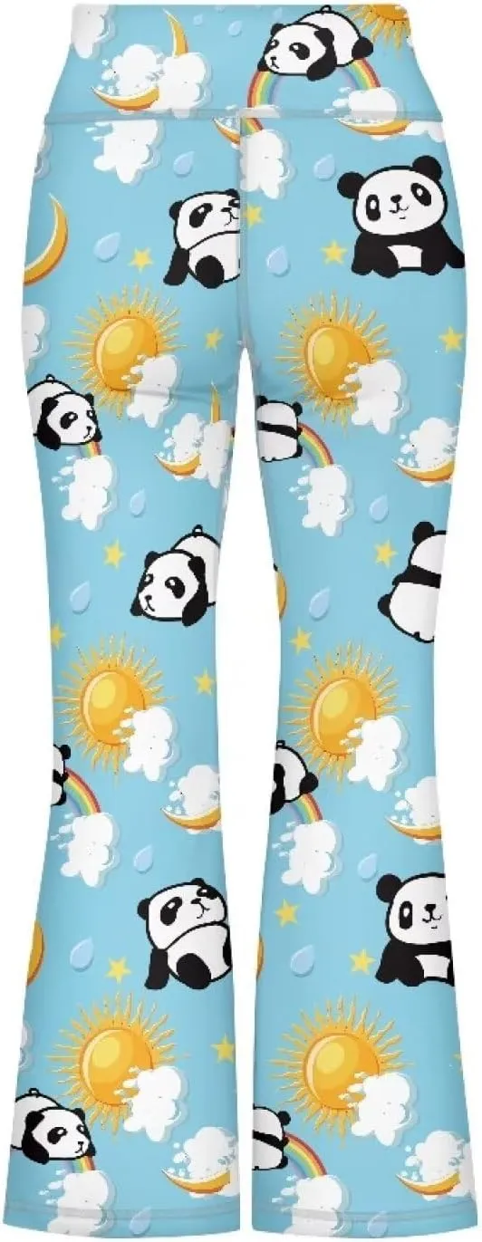 Ystardream Girls Workout Leggings Comfortable Flared Leggings for Girls Teens Kids