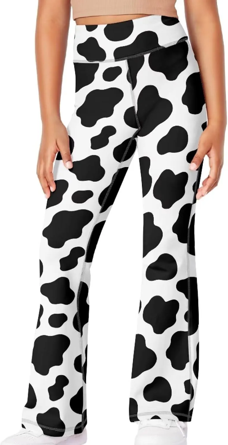 Ystardream Girls Workout Leggings Comfortable Flared Leggings for Girls Teens Kids